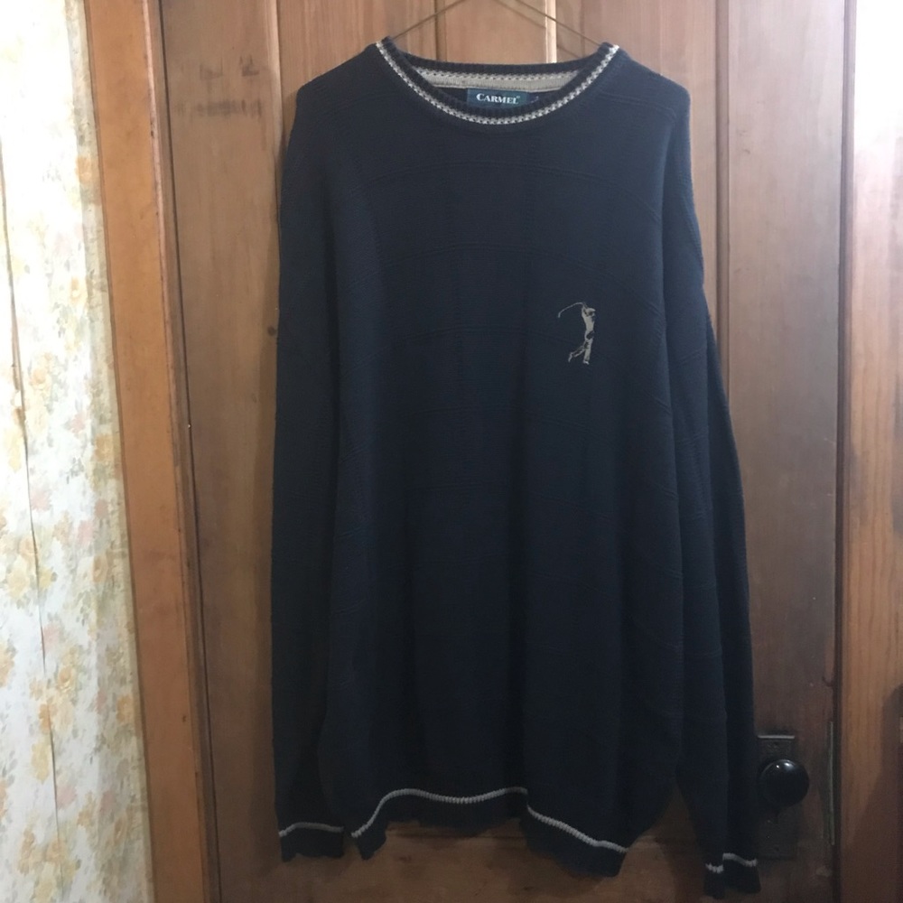 Carmel Men’s XL Navy Blue Golf Sweater